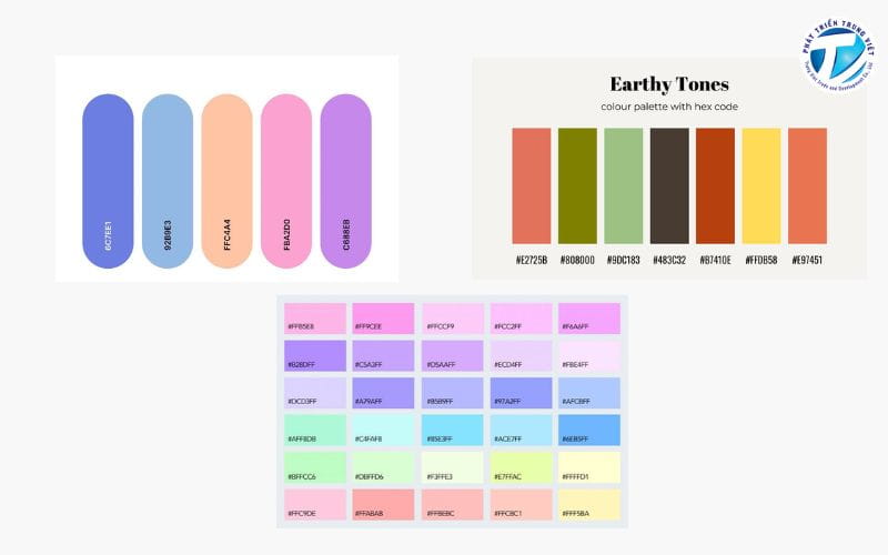 Những bảng phối màu RGB ấn tượng phổ biến
